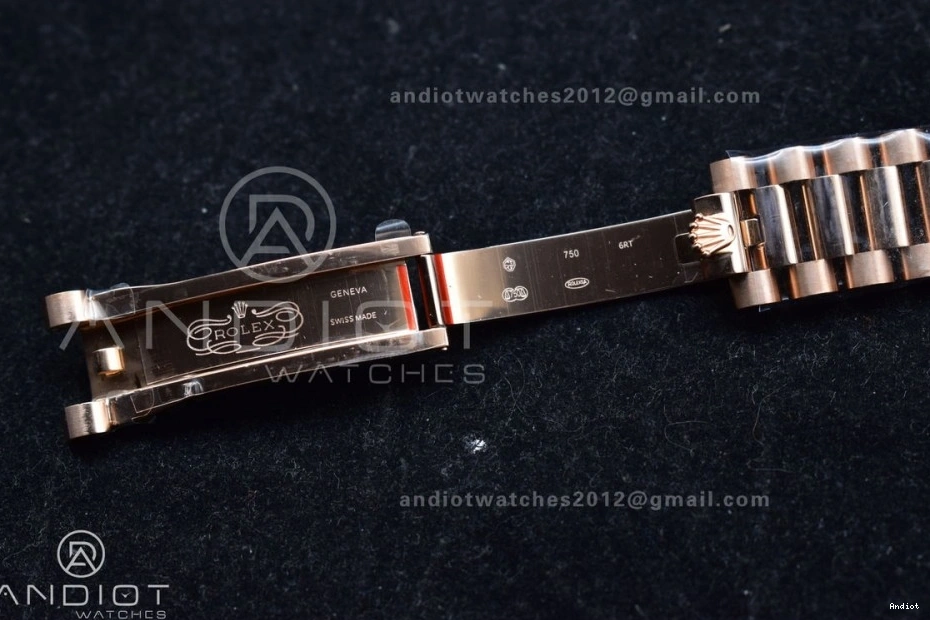 36 vr3255 DayDate on (Gain Diamond V5 Steel President Weight) Silver Square Edition QF Best Dial 904L with RG Bracelet 1112